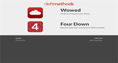 Desktop Screenshot of deftmethods.com