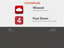 Tablet Screenshot of deftmethods.com